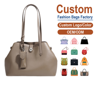 Sac à bandoulière en cuir véritable gris éléphant, luxe discret, grande capacité, sac sous le bras de haute valeur, personnalisation OEM - Product Image 2