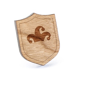 Nuevo Pin Personalizado de Madera Esmaltada, Diseño 2D/3D, Lindo, con Forma de Corazón, Redondo, Cuadrado, Estrella, Suave o Rígido, para Solapa - Product Image 4