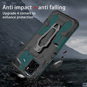 เคสตัวยึดแม่เหล็กกันกระแทกแบบไฮบริดที่ทนทาน Y51 Y53S Y72 <span class=keywords><strong>Y15S</strong></span> Y31 Y33S Y21S Y32 Y17 Y1 Y91i พร้อมฝาครอบคลิปหนีบเข็มขัด - Product Image 3