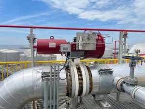 Válvula de Control KOSO 300W Rotork RC, Actuador Neumático para Válvulas, Posicionador de Válvulas Flowserve 3200MD, Aleación/Acero Inoxidable DN50-DN500 - Product Image 3