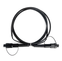 Cordon de raccordement en fibre optique robuste pour extérieur, résistant aux UV, ignifuge, étanche IP67, avec interface LC/SC/MPO