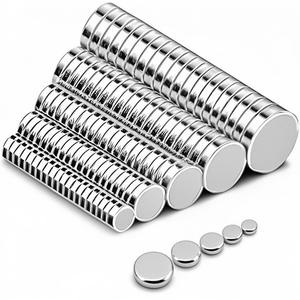 Rare Earth Ímãs Pequenos ímãs redondos do refrigerador Multi-Use Premium Neodímio Escritório Ímãs (Prata)