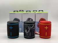 HOPESTAR P1 Altavoz Inalámbrico Portátil para Exteriores con Bluetooth, 10W, IPX7 Impermeable, Doble Diafragma, TWS, TF, USB, AUX, FM y Soporte