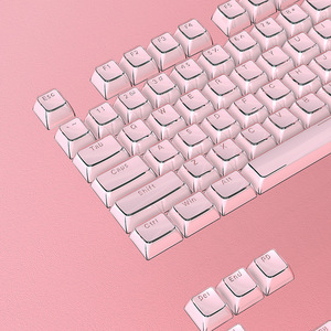 Teclas Jelly-Crystal Cute Pink, 136 Teclas, Perfil OEM para Teclados Mecánicos <span class=keywords><strong>Cherry</strong></span> Gateron <span class=keywords><strong>MX</strong></span> de 61/68/84/87/98/100 Teclas - Product Image 5