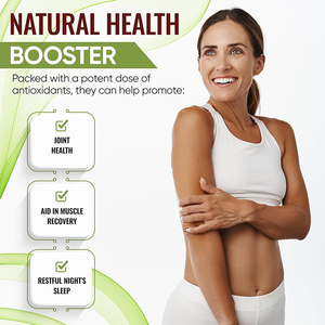 Gommes à la cerise acide de haute qualité pour la santé des articulations et la récupération de l'endurance des adultes, soutien vitaminique. Non destiné aux femmes enceintes - Product Image 6