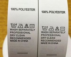 Étiquettes imprimées Tyvek de 2,5 pouces pour vêtements, les plus vendues, avec logo personnalisé - Product Image 1