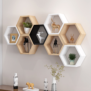 Venta al por mayor de fábrica Estantes de madera Gabinete de pared montado en almacenamiento de estilo moderno para <span class=keywords><strong>muebles</strong></span> para el hogar - Product Image 3