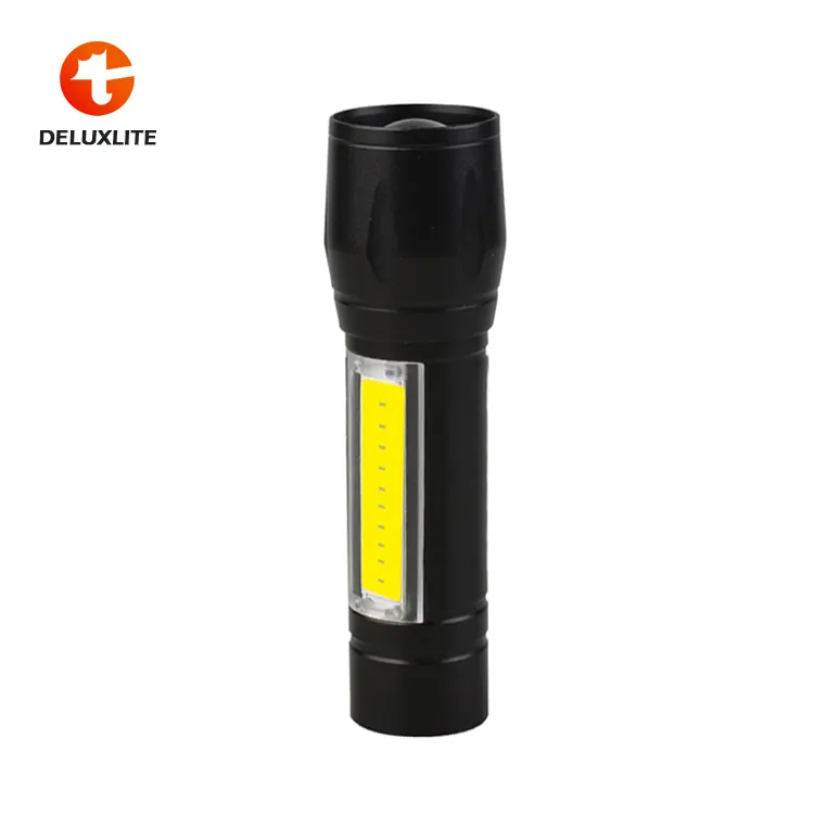 LED Lanterna Tática Recarregável Multifuncional Levou Lanterna de Bolso