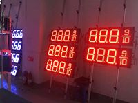 Télécommande RF KENSUN 8.88 9/10 Format LED rouge vert pour affichage des prix de l'essence