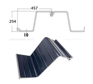 Hoja de vinilo de fácil instalación tipo Z457, hojas de pared de retención de plástico, sin corrosión, bajo mantenimiento - Product Image 2