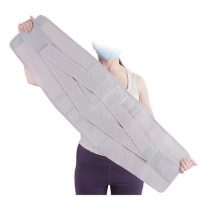 Lumbar Support 32cm Wide Wrap Around Adjustable Elastic Breathable Waist Brace For Adult - Product Image 1