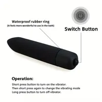 Mini vibromasseur en gros avec 10 modes de vibration, étanche, stimulateur clitoridien, jouets sexuels pour femmes