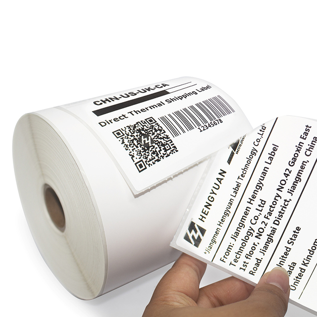 Thermal Printer Label 4"x6" Waterproof 4x6 Inch Direct Thermal A6 Waybill Adhesive Sticker Shipping Label