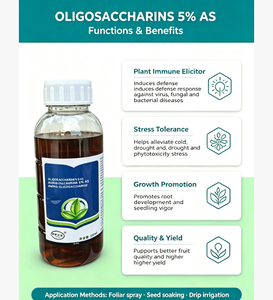 Oligosacáridos 5% como Fertilizante <span class=keywords><strong>Biológico</strong></span> Líquido que Induce la Defensa Autónoma de las Plantas Contra Enfermedades Virales, Fúngicas y Bacterianas - Product Image 2