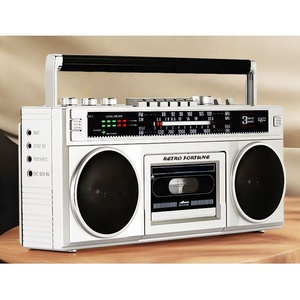 REPRODUCTOR DE MÚSICA RETRO FORTUEN HXD-P6, GRABADOR, REPRODUCTOR DE CÁRTELES TF, REPRODUCTOR DE CÁSSETES, RADIO <span class=keywords><strong>FM</strong></span> AM SW, BOOM BOX - Product Image 4