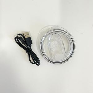 Latest 20Oz Sublimation Glow in Dark Speaker <b>Vacuum</b> Insulated Music Cup Stainless Steel Straight Tumbler Lids With Straws - Product Image 4