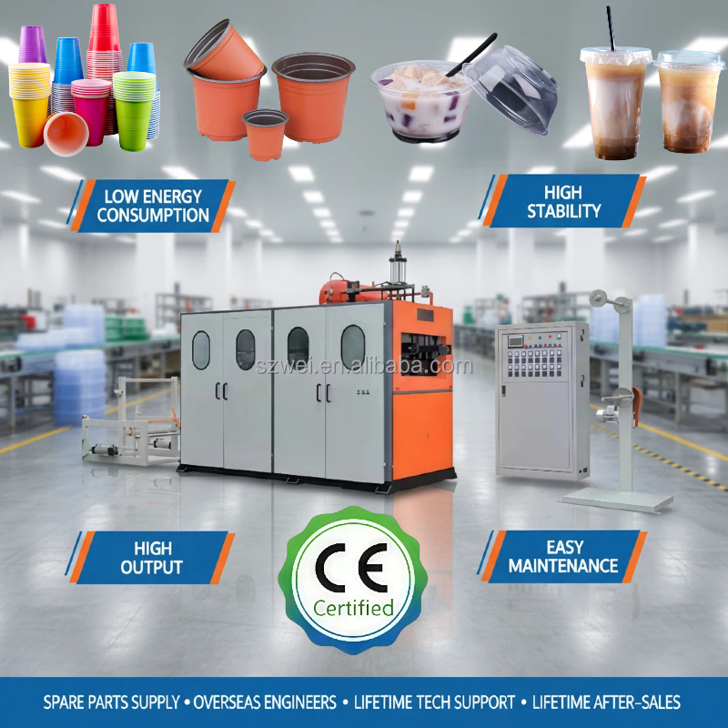 Used Automatic Disposable Plastic Cup Manufacturing