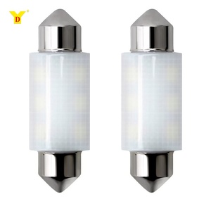 YD tự động Tấm Đèn gốm nội thất <span class=keywords><strong>LED</strong></span> bóng đèn xe 12-24v5w lỗi mới miễn phí <span class=keywords><strong>CANBUS</strong></span> giải phóng mặt bằng bóng đèn 31/36/39/41mm C5W C10W <span class=keywords><strong>LED</strong></span> - Product Image 1