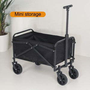Chariot de transport pliable à quatre roues, mini, robuste, pour le shopping, le stockage, le jardin, le camping, la plage, OEM - Product Image 4