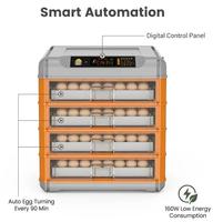 Incubateur automatique commercial pour 256 œufs en PP |   Solution professionnelle à taux d'éclosion élevé