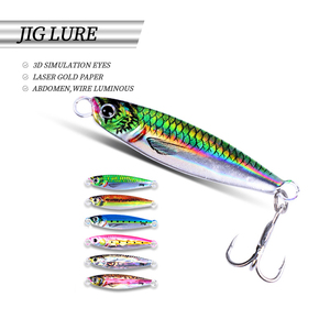 Jig de pesca de plomo de metal de fábrica, tipo All Water Light, 7g 10g 15g 20g, señuelo duro de hundimiento lento para trucha y lucio - Product Image 1