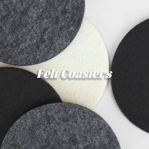 5mm Thick Felt <strong>Coaster</strong> Anti Slip Heat Resistant Coffee <strong>Cup</strong> <strong>Coaster</strong> Premium Bar Glass <strong>Coaster</strong> - Product Image 3