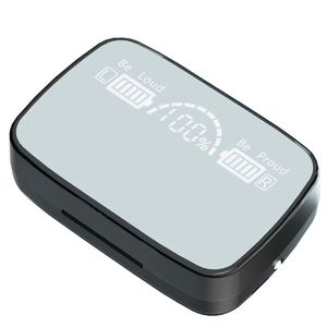 TWS BT v5.1 tai nghe hoạt động tiếng ồn hủy bỏ với LED hiển thị di động không dây điều khiển cảm ứng Earbuds M19 tai nghe - Product Image 4