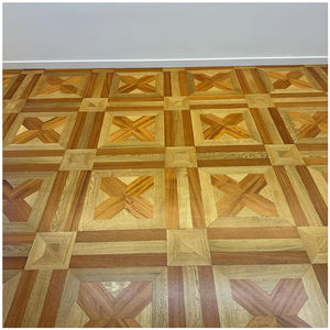 Plancher en bois <span class=keywords><strong>de</strong></span> chêne blanc moderne <span class=keywords><strong>de</strong></span> 18mm Parquet d'ingénierie Art Surface résistante à l'eau pour application dans le salon - Product Image 4