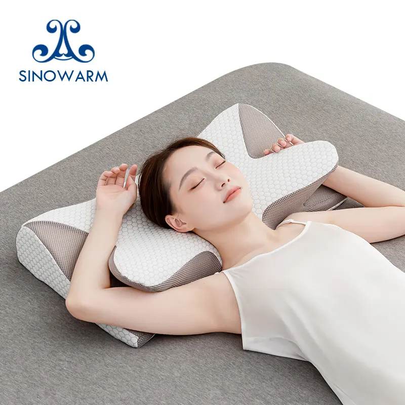 Servikal yastık boyun bakımı bellek köpük tek uyku yardım yan uyku servet paketi çekiş omurga yastık