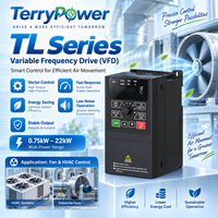 Penggerak AC Tiga Fasa Tugas Berat 380V 0.75 hingga 37kW Inverter Frekuensi Output 0.5Hz Torsi Tinggi untuk Motor Industri