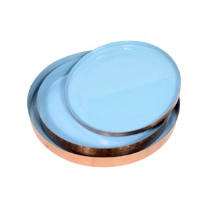 ชุดถาดโลหะสำหรับตกแต่งโต๊ะชุดถาดเสิร์ฟโลหะเคลือบเคลือบทองแดง - Product Image 2