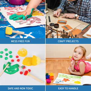 Vàng Mềm Miếng Bọt Biển Cho Hàng Thủ Công Sở Thích Nghệ Sĩ Miếng Bọt Biển Cho Sơn Đất Sét Gốm Mặt Sơn Hộ Gia Đình Đồ Gốm Công Cụ - Product Image 5