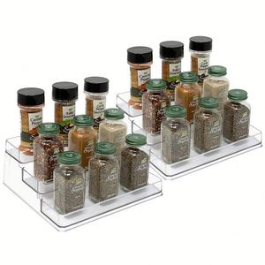 Multifunction Save Space Transparent <b>Storage</b> Rack <b>Kitchen</b> Modern <b>Storage</b> Rack Clear Spice Rack - Product Image 1