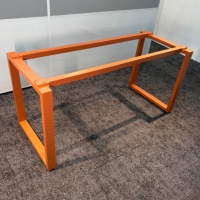 Pieds de table industriels en acier massif, support robuste pour plateau en pierre ou marbre, base de table à café ou à manger, mobilier de maison