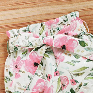 Vêtements pour bébés filles de 0 à 2 ans, personnalisables, 100% coton, imprimés, ensembles de vêtements pour nouveau-nés, barboteuse tricotée pour bébé - Product Image 5