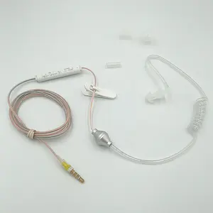 AC145 freies probe 3,5mm Klare Luft Rohr Anti-Strahlung Ohrhörer Kopfhörer mit Mic