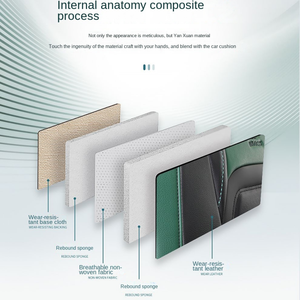 <span class=keywords><strong>Venta</strong></span> directa de fábrica de lujo Beige PU cuero asiento cubierta coche personalizado para <span class=keywords><strong>Toyota</strong></span> todos los modelos 5 uds cubierta de asiento de coche - Product Image 6