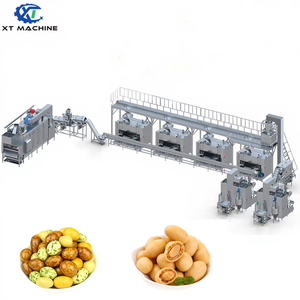 Macchina automatica ad alto rendimento per la lavorazione degli alimenti multifunzionale rivestimento di torrefazione linea per arachide/anacardi motore cuscinetto della pompa - Product Image 1