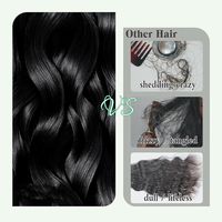 Lots de Cheveux Humains Bruts Alignés par les Cuticules, Ondulés, Double Tissage, Vierge, Brésiliens, Vente en Gros, Fournisseur d'Usine
