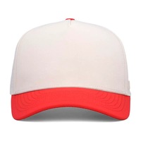Casquette de baseball personnalisée brodée, légère, séchage rapide, résistante à l'eau, 5 panneaux, perforations laser, style trucker, pour l'été