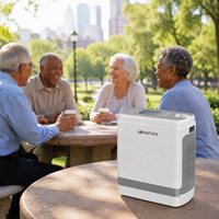 Concentrateur d'oxygène portable léger JAY 1000P avec batterie amovible pour les voyages, les activités de plein air et la thérapie en haute altitude