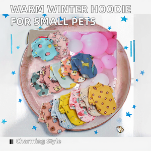 Sudadera Lujosa con Estampado Floral para Perros Pequeños, Ropa Abrigada de Invierno para Mascotas, Suéter para Chihuahua, <span class=keywords><strong>Shih</strong></span> <span class=keywords><strong>Tzu</strong></span>, Cachorros y Gatos de Verano - Product Image 4