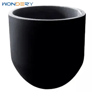 WONDERY silicon carbide graphite clay crucible for melting furnace tilting graphite curcible for melting furnace