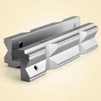 REALMAX Lot de 2 mors rigides en alliage d'aluminium de type V pour fixation sur étau de machine CNC de 4, 5 et 6 pouces