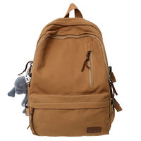 Sac à dos de voyage décontracté Fermeture à glissière Sac d'ordinateur souple Sac d'école à motifs doublé de polyester pour étudiant Utilisation pour ordinateur portable