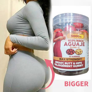 30 حبة جيلاتينية بقوة قصوى لتعزيز الثدي والأرداف والوركين 5000 ملغ، مكمل غذائي طبيعي 100% من الماكا والأغواجي للبالغين - Product Image 4