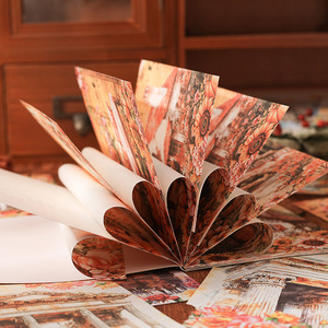 Colección de Escenas de Rosas, Pegatinas Decorativas Retro para Cubiertas de <span class=keywords><strong>Libros</strong></span> de Arquitectura, Material de Papel No Adhesivo para Diario - Product Image 3