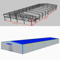 Almacén de Estructura de Acero Prefabricado Moderno de Alta Calidad y Resistencia, Resistente a Terremotos, Personalizable para Uso Industrial