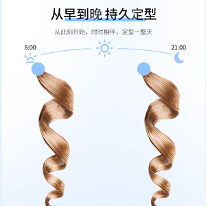 Automatic Hair Curler 3 In 1 Wireless Cordless With Lcd Display For Curling Straightening And Drying Grey - Product Image 3