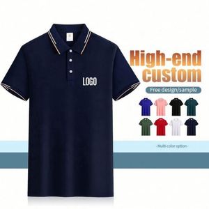 Soldes : T-shirts de golf personnalisés à manches courtes unisexe 180g en mélange coton-élasthanne, respirants, infroissables et élastiques pour le printemps et l'été - Product Image 4